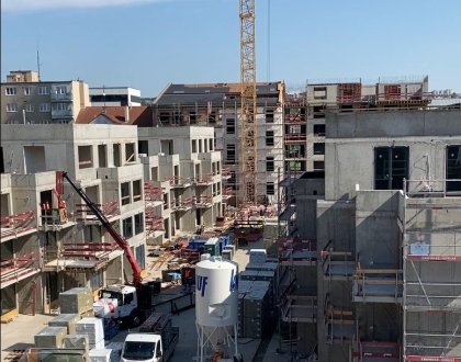 News from the construction site of the Astrid Garden residential project