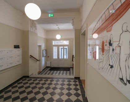 Astrid Garden by UBM decorated with murals by painter Antonina Zablocké